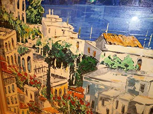 Amazon.co.jp: イタリア油絵 絵画 マルコ 作 「南イタリア